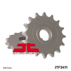 Piñón JT SPROCKETS acero estándar 3411 - Paso 520
