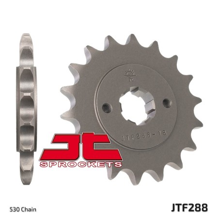 Piñón JT SPROCKETS acero estándar 288 - Paso 530