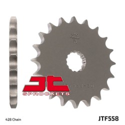 Piñón JT SPROCKETS acero estándar 558 - Paso 428