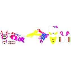 Kit adhesivos Retro BLACKBIRD  - Suzuki RMZ 250/450 2