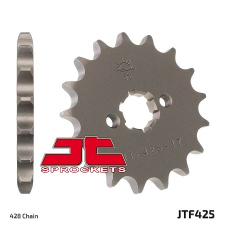 Piñón JT SPROCKETS acero estándar 425 - Paso 428