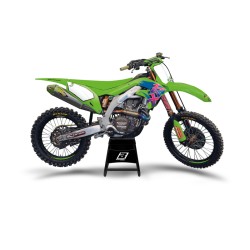 Kit adhesivos Retro BLACKBIRD  - Kawasaki KX125/250