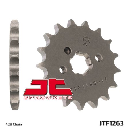 Piñón JT SPROCKETS acero estándar 1263 - Paso 428