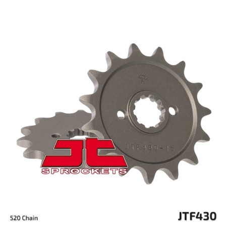Piñón JT SPROCKETS acero estándar 430 - Paso 520