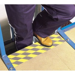 Cinta antideslizante negro / amarillo 18m DRAPER 2