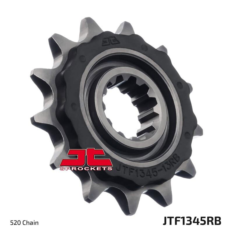 Piñón con goma anti-ruido JT SPROCKETS acero 1345 - 525