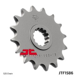Piñón con goma anti-ruido JT SPROCKETS acero 1586 - 525 2