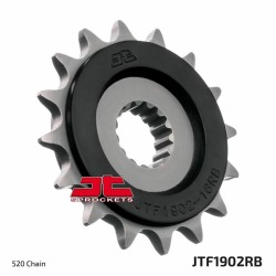 Piñón con goma anti-ruido JT SPROCKETS acero 1902 - 520