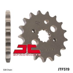 Piñón JT SPROCKETS acero estándar 519 - Paso 525