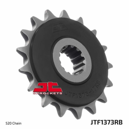 Piñón con goma anti-ruido JT SPROCKETS acero 1373 - 520