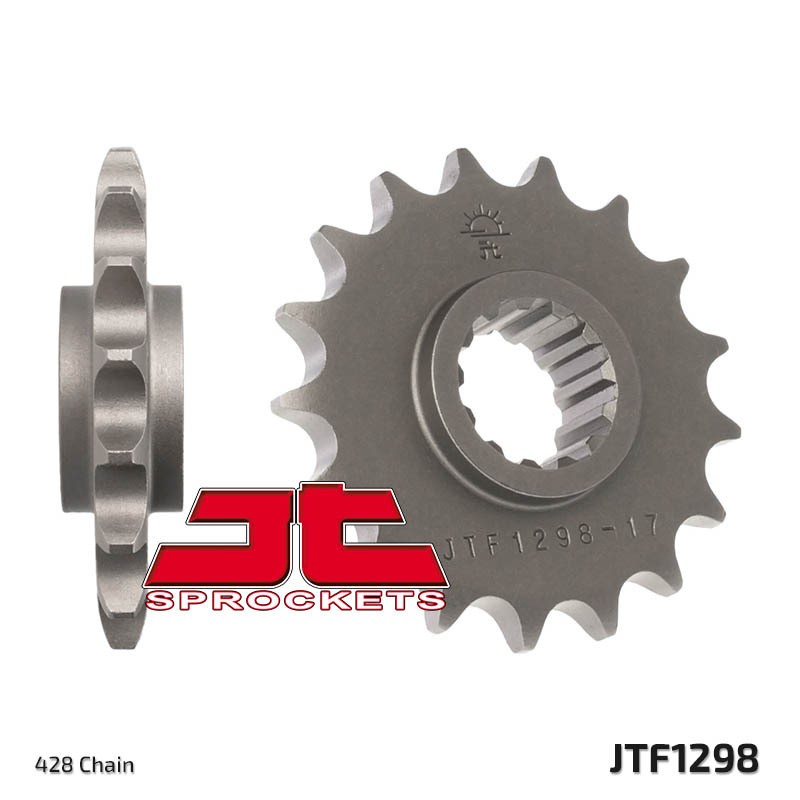 Piñón JT SPROCKETS acero estándar 1298 - Paso 428