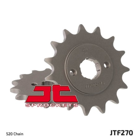 Piñón JT SPROCKETS acero estándar 270 - Paso 520