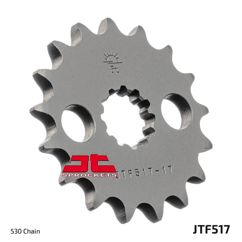 Piñón con goma anti-ruido JT SPROCKETS acero 517 - 530