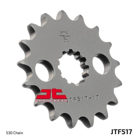 Piñón con goma anti-ruido JT SPROCKETS acero 517 - 530