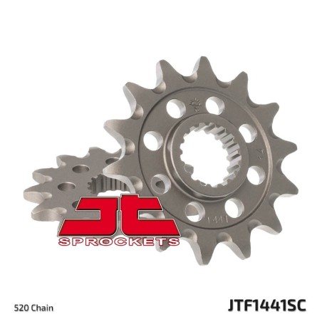 Piñón JT SPROCKETS acero autolimpiable 1441 - Paso 520