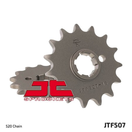 Piñón JT SPROCKETS acero estándar 507 - Paso 520