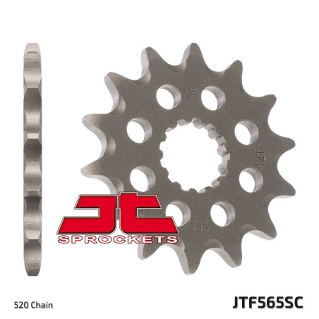 Piñón JT SPROCKETS acero autolimpiable 565 - Paso 520