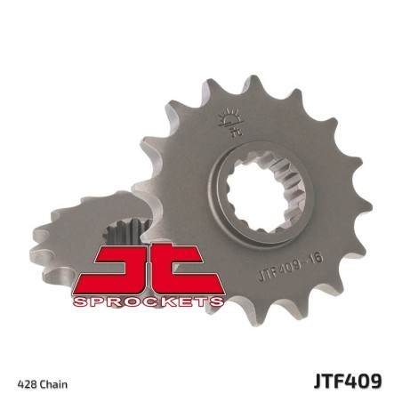 Piñón JT SPROCKETS acero estándar 409 - Paso 428
