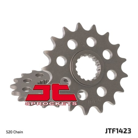 Piñón JT SPROCKETS acero estándar 1423 - Paso 520