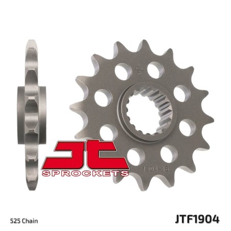 Piñón JT SPROCKETS acero estándar 1904 - Paso 525