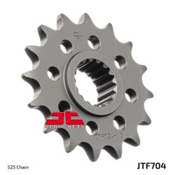 Piñón con goma anti-ruido JT SPROCKETS acero 704 - 525 2