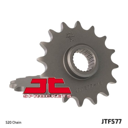 Piñón JT SPROCKETS acero estándar 577 - Paso 520