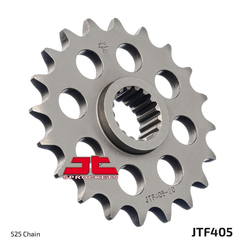 Piñón con goma anti-ruido JT SPROCKETS acero 405 - 525