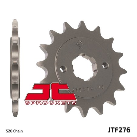 Piñón JT SPROCKETS acero estándar 276 - Paso 520