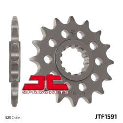 Piñón JT SPROCKETS acero estándar 1591 - Paso 525