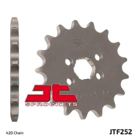 Piñón JT SPROCKETS acero estándar 252 - Paso 420