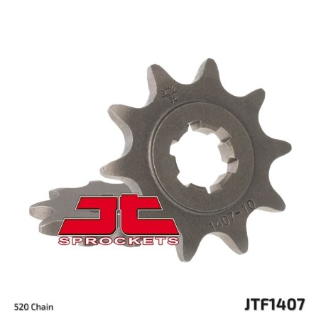 Piñón JT SPROCKETS acero estándar 1407 - Paso 520