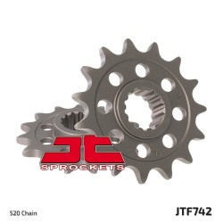 Piñón JT SPROCKETS acero estándar 742 - Paso 520 2