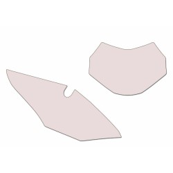 BLACKBIRD Plate Stickers White Honda CRF450RX