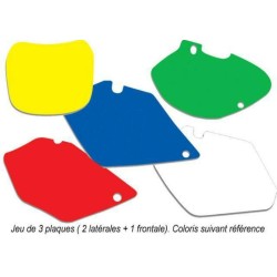 Kit adhesivos portanúmeros Blackbird KX450 19 standard/azul