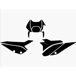 Juego adhesivos porta números BLACKBIRD - Beta RR 2T / 4T