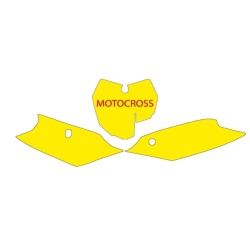 BLACKBIRD Plate Stickers White KTM SX/SX-F