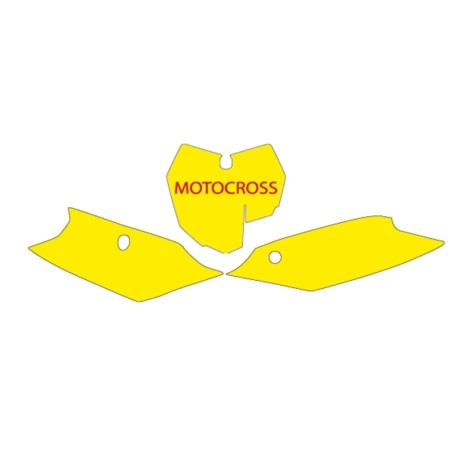 BLACKBIRD Plate Stickers White KTM SX/SX-F