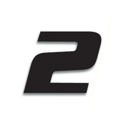 Numeros de carrera negro - Pack de 3 Uds BLACKBIRD PVC 5049/20/2