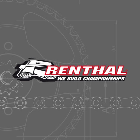 RENTHAL Chain Kit 520R3 13/51 Reinforced - Ultra-Light Self-Cleaning Rear Sprocket