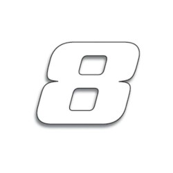 Numeros de carrera blanco - Pack de 3 uds BLACKBIRD PVC 5049/10/8