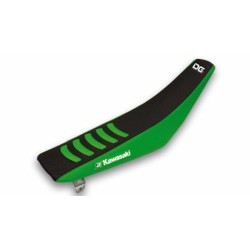 Funda de asiento Blackbird Doble agarre 3 Kawasaki negro/verde 1430H