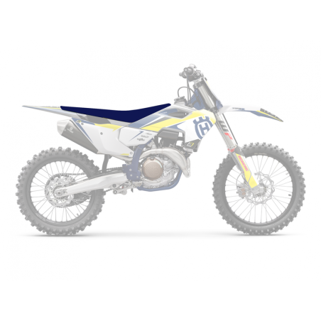 Funda de asiento BLACKBIRD Pyramid azul - Husqvarna FC-TC