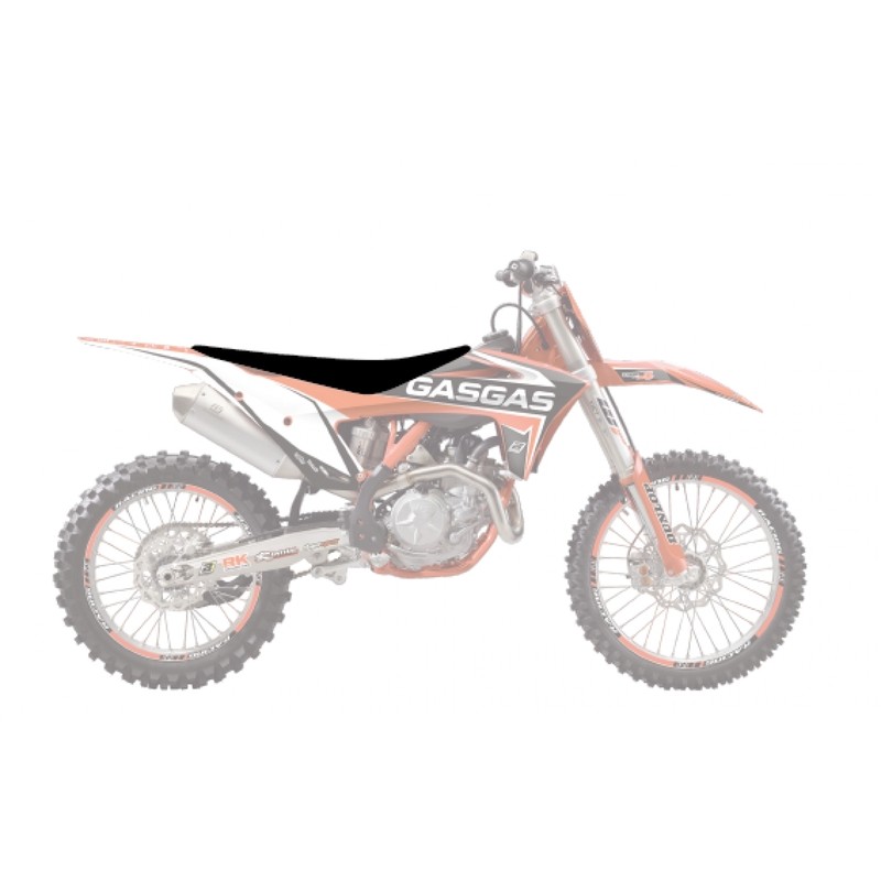 Funda de asiento BLACKBIRD Pyramid negro Gas Gas