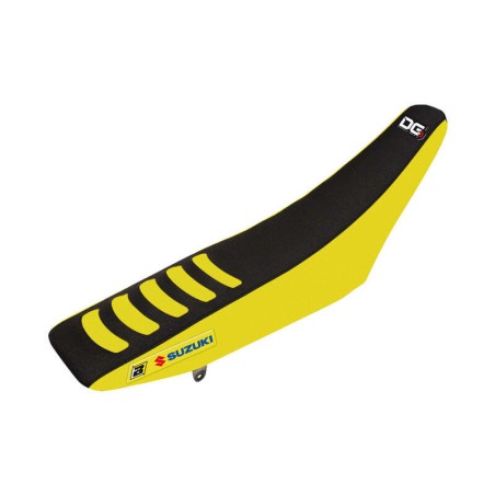 Funda de asiento Blackbird Doble agarre 3 Suzuki negro/amarillo 1330H